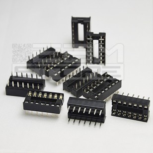 10pz Zoccolo 14 pin per circuiti integrati DIL