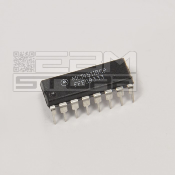 Circuito integrato CD4543, decoder / driver / latch da BCD a 7 segmenti, 7 uscite, 6,8mA, 3-18V, DIP-16