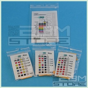 KIT Induttanza assiale 16 valori