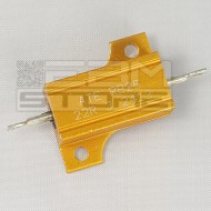 Confezione Da 2 Resistenze Ceramiche NTE 20 Ohm 25 Watt &ndash; 20R 25W &ndash; Axiale &plusmn;5%